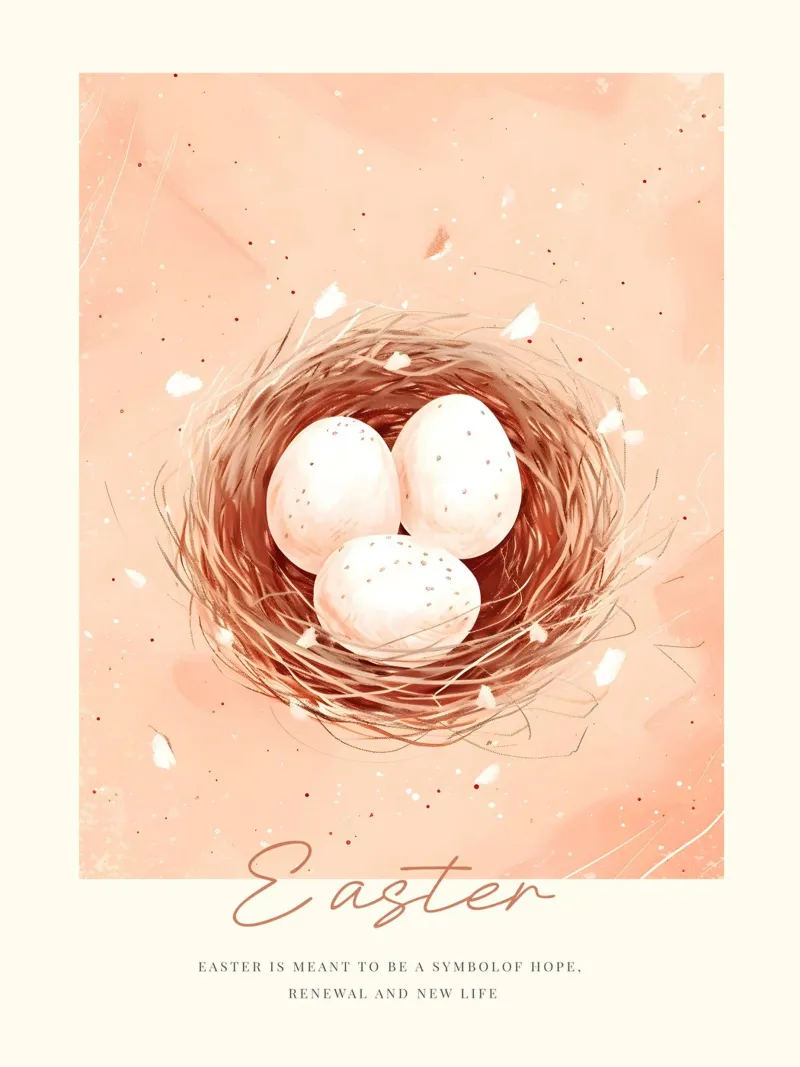 Happy Easter No 17 poster by treechild