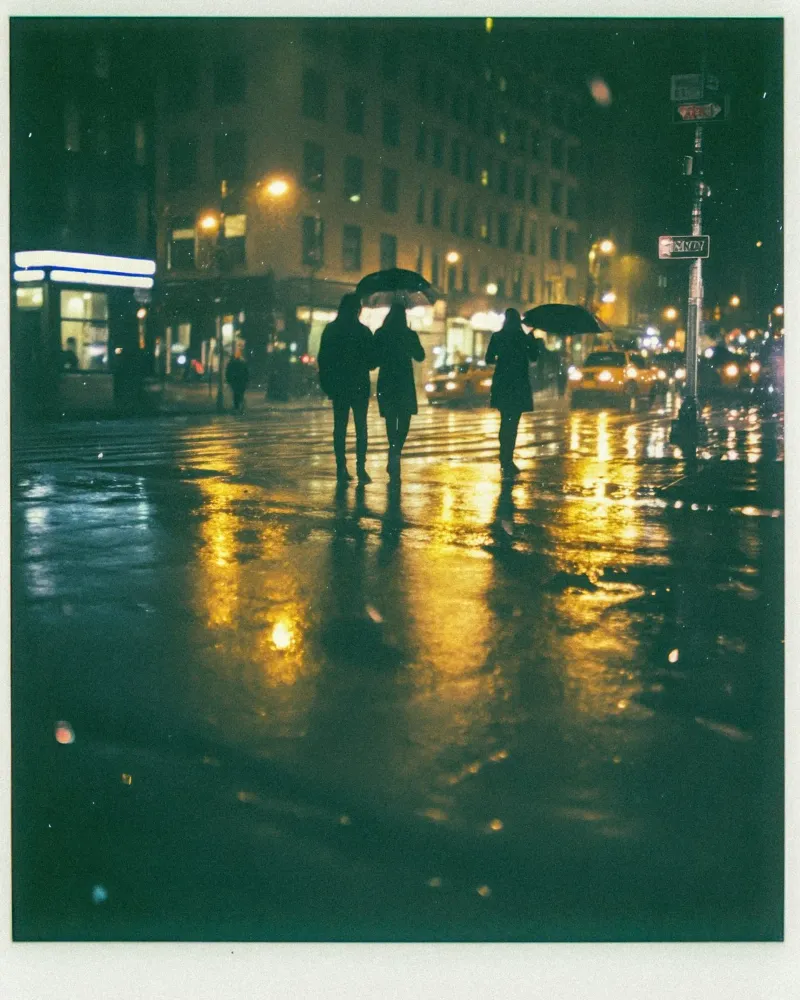 Passeggiata notturna a New York pellicola backlit da By Night
