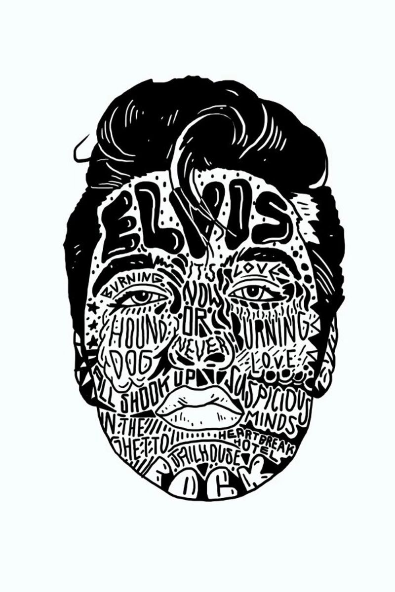 Elvis poster de Nick Cocozza
