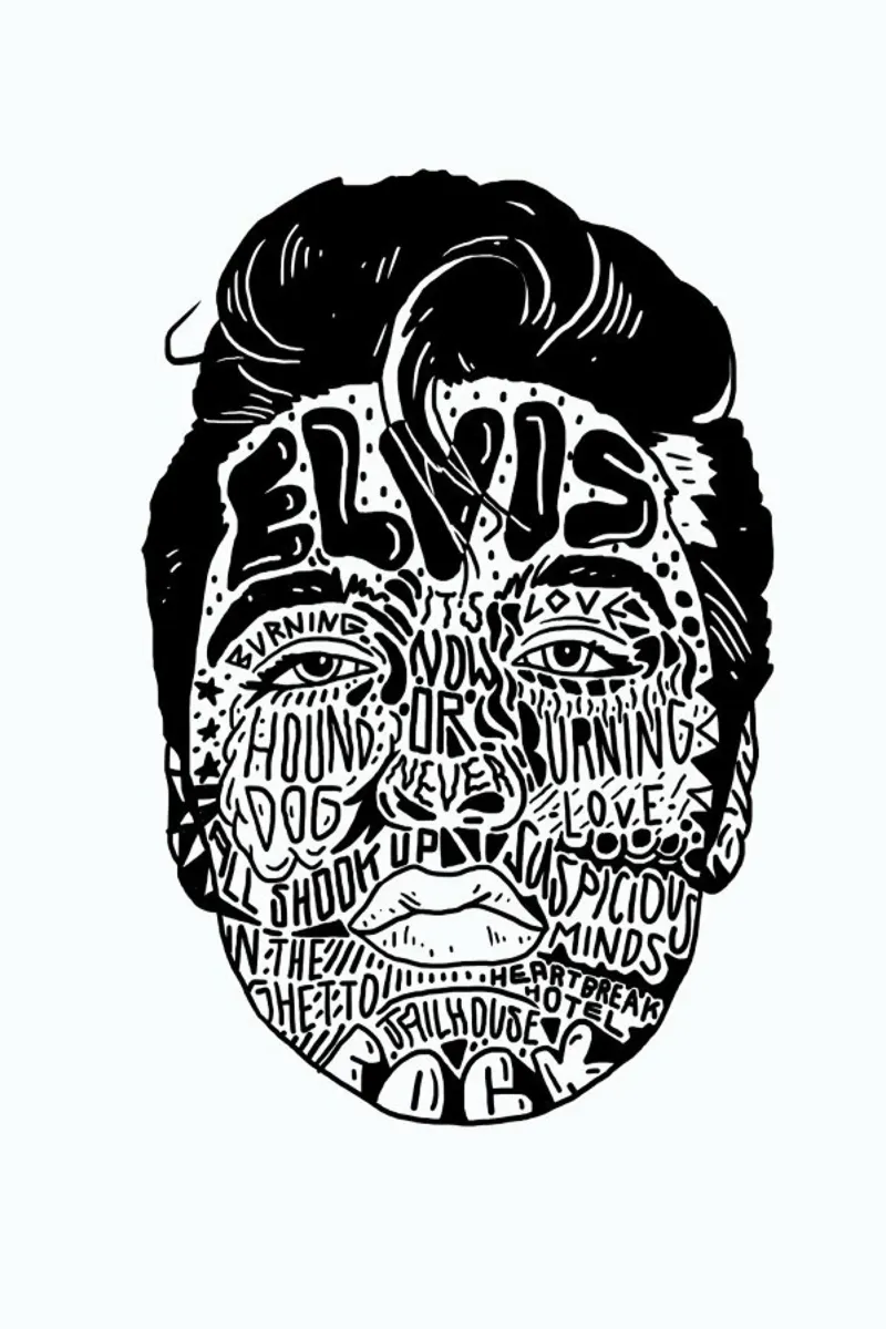 Elvis pellicola backlit da Nick Cocozza