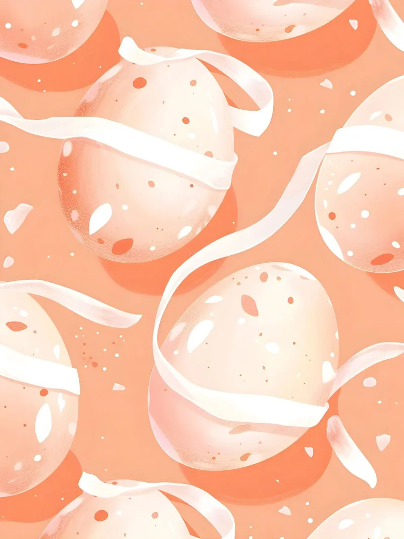 Happy Easter No 30 poster con telaio in plastica da treechild