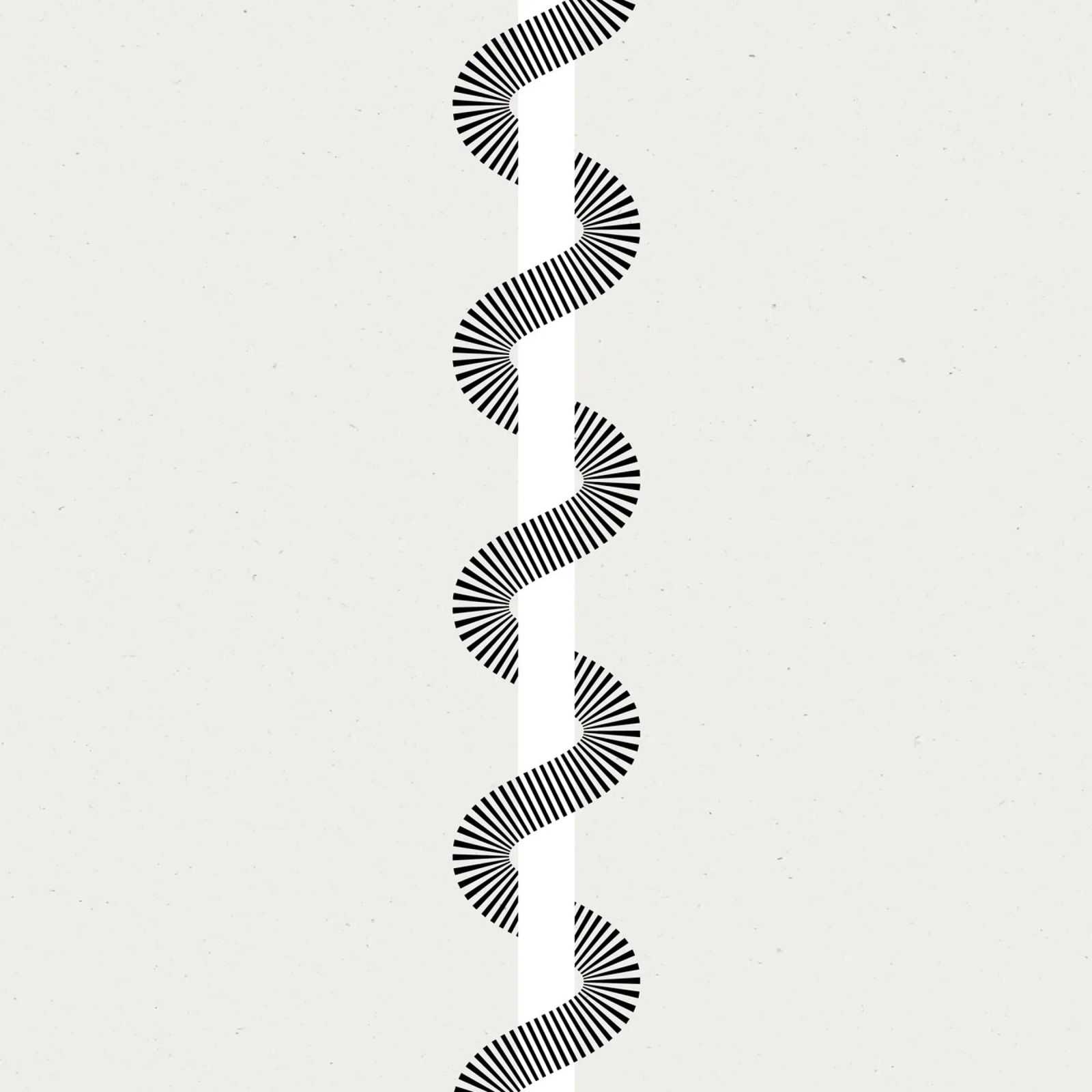 Minimalistische Welle Poster von Katja Stehle Design