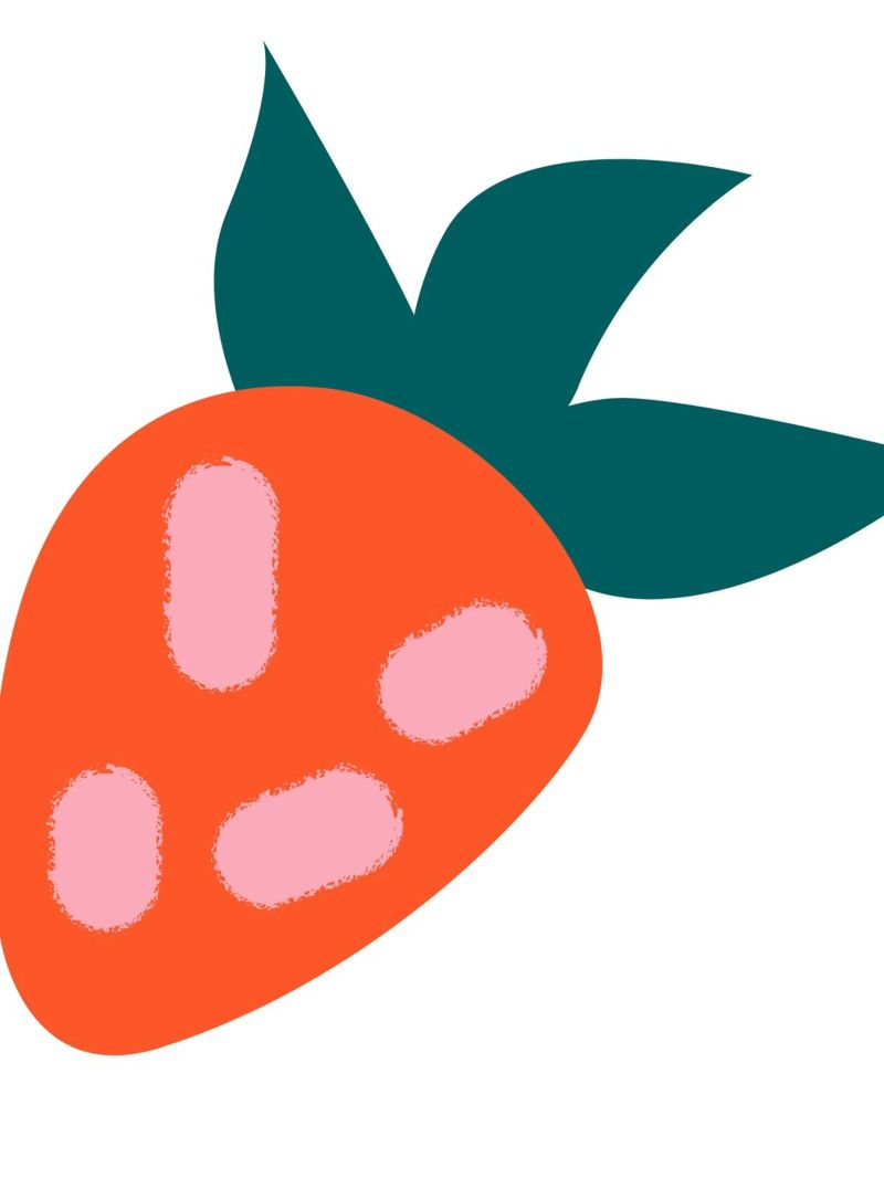 Strawberry poster by LisaArtes