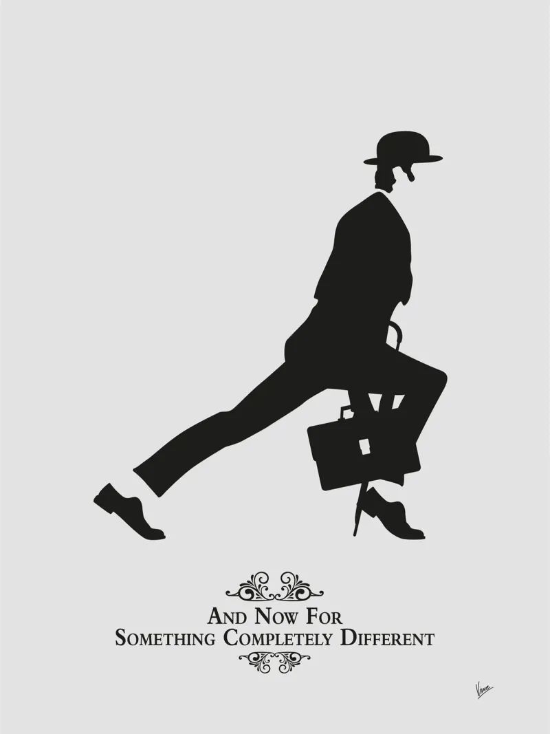 N03 The Ministry of Silly Walks carta hahnemühle da Silly Art