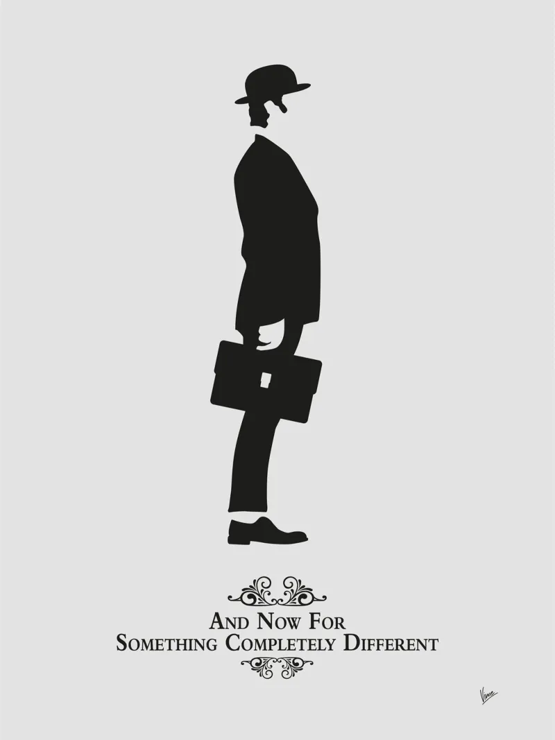 N06 The Ministry of Silly Walks carta hahnemühle da Silly Art