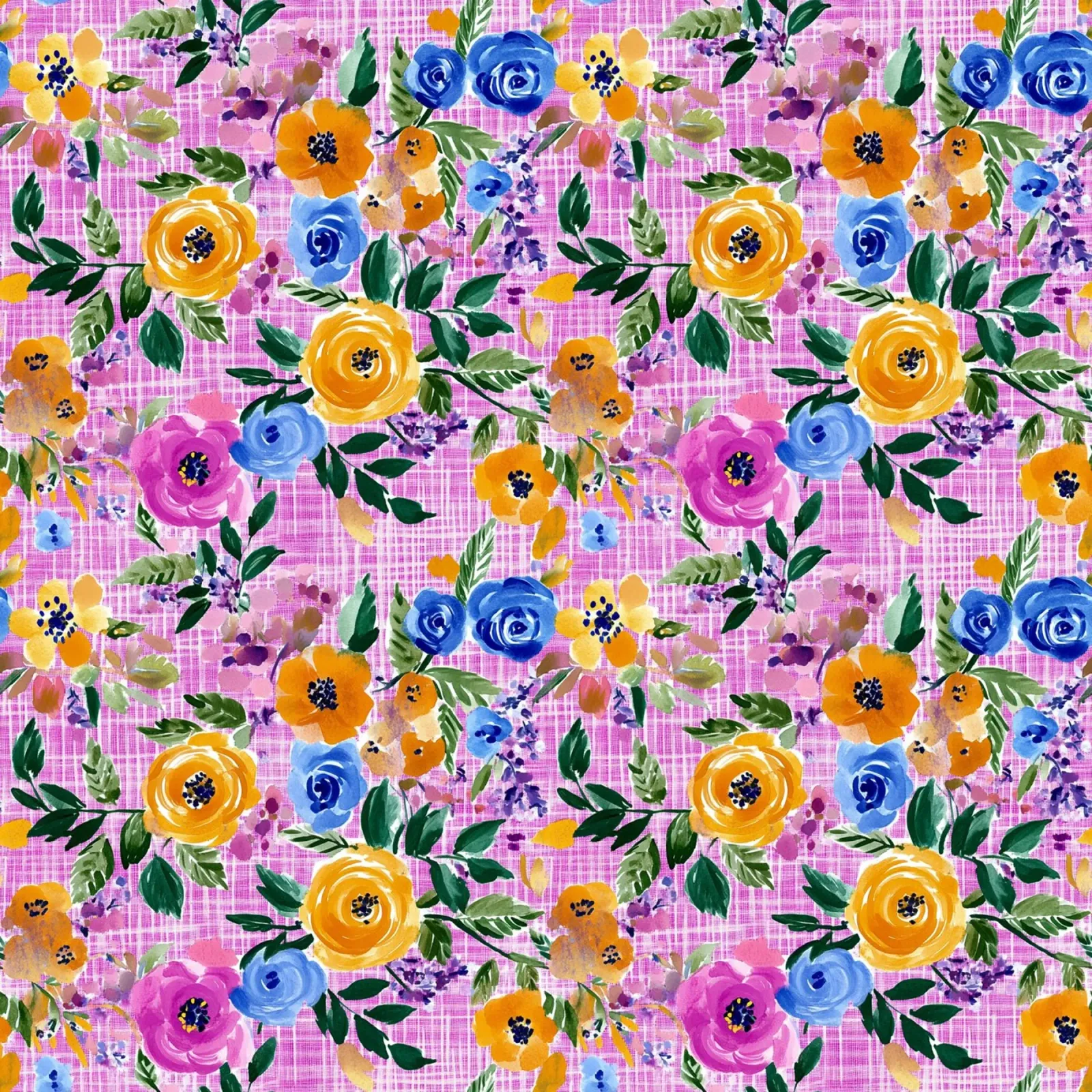 Cute Purple Florals poster da Sunflower Soul Studio