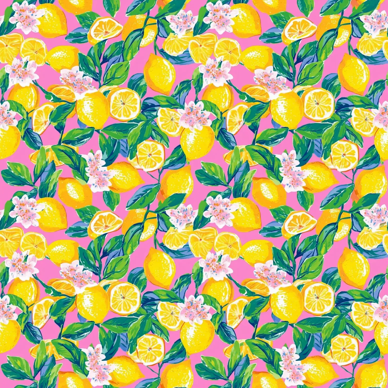 Vivid Lemons poster con telaio in legno da Sunflower Soul Studio