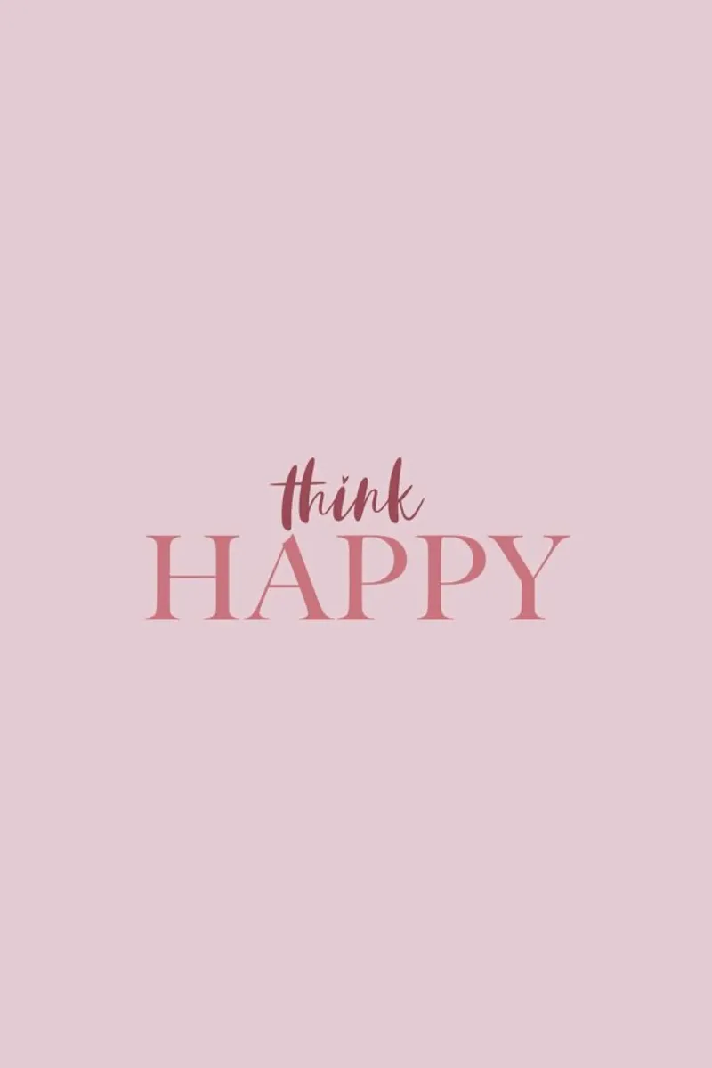 Think Happy pellicola backlit da Ayleen