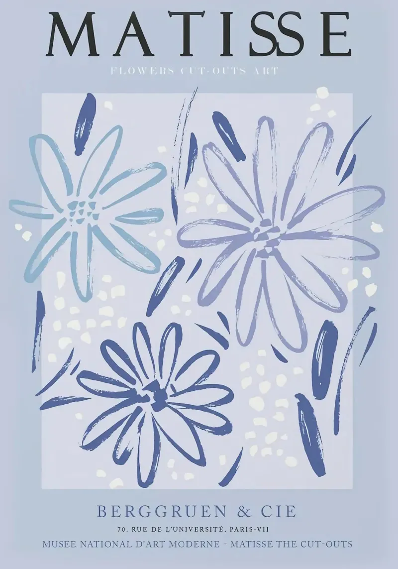 Henri Matisse - Mostra Blu 2 pellicola backlit da Perdana shop