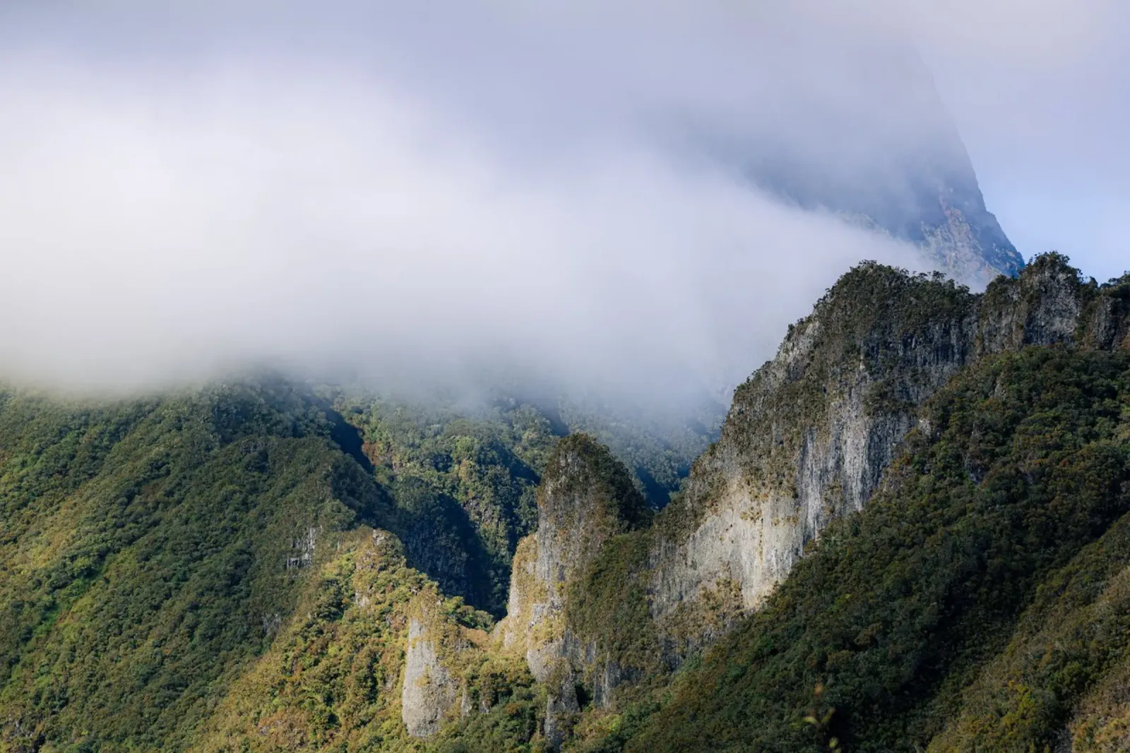 The hidden face of the mountains canvas with Floater frame by Léa Lefebvre Photography