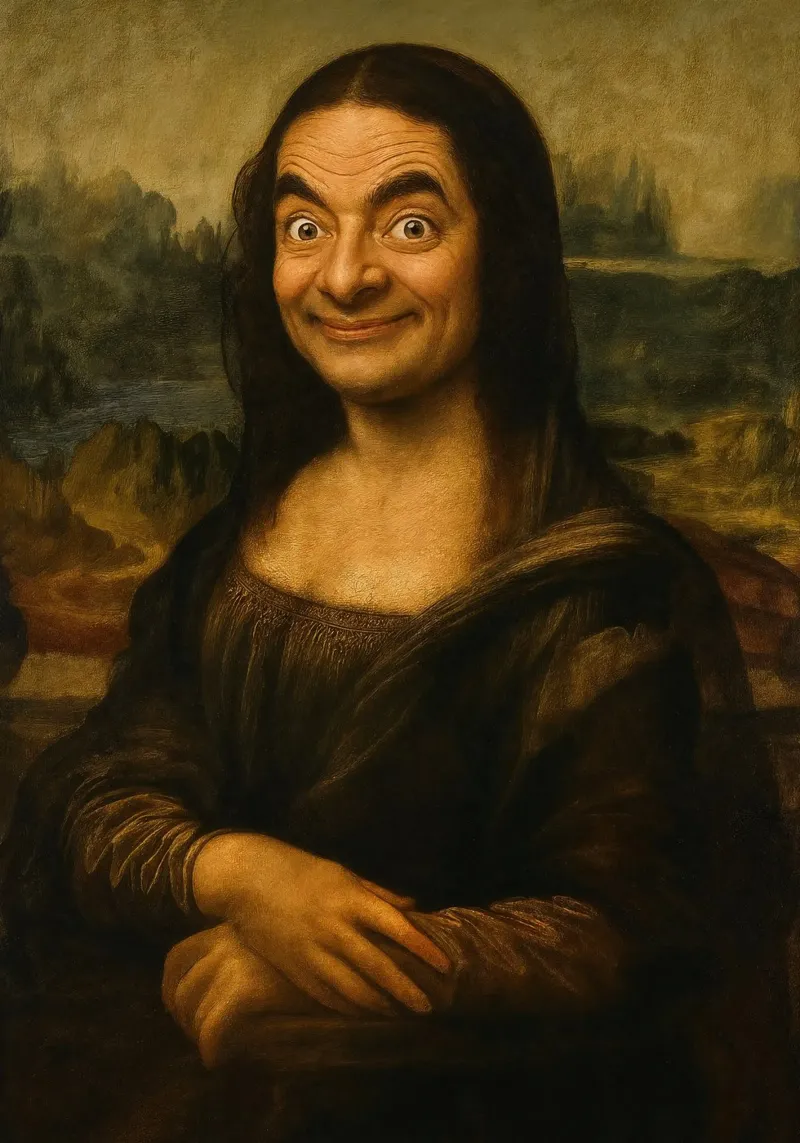 Mona Lisa Meme pellicola backlit da Lootprint