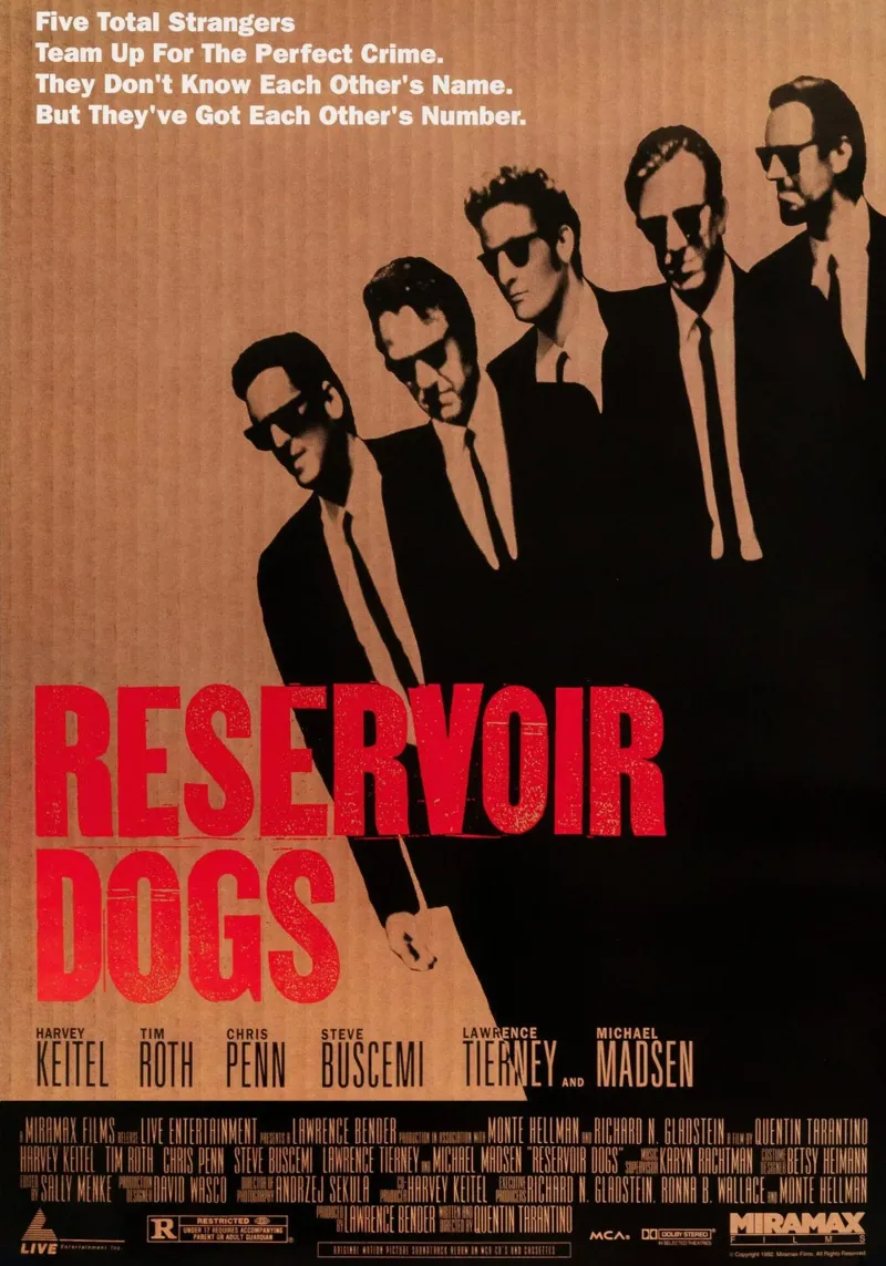Reservoir Dogs pellicola backlit da Attaboy Dsgn