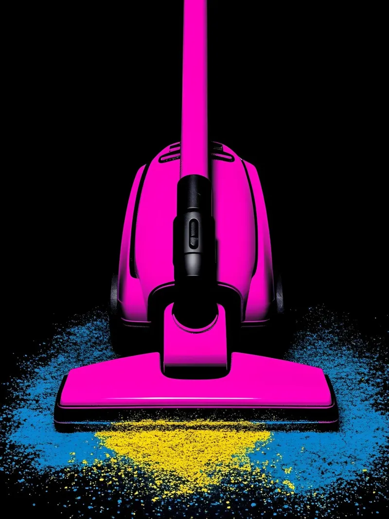 Aspirapolvere - Pop Art pellicola backlit da ColorCrash Gallery