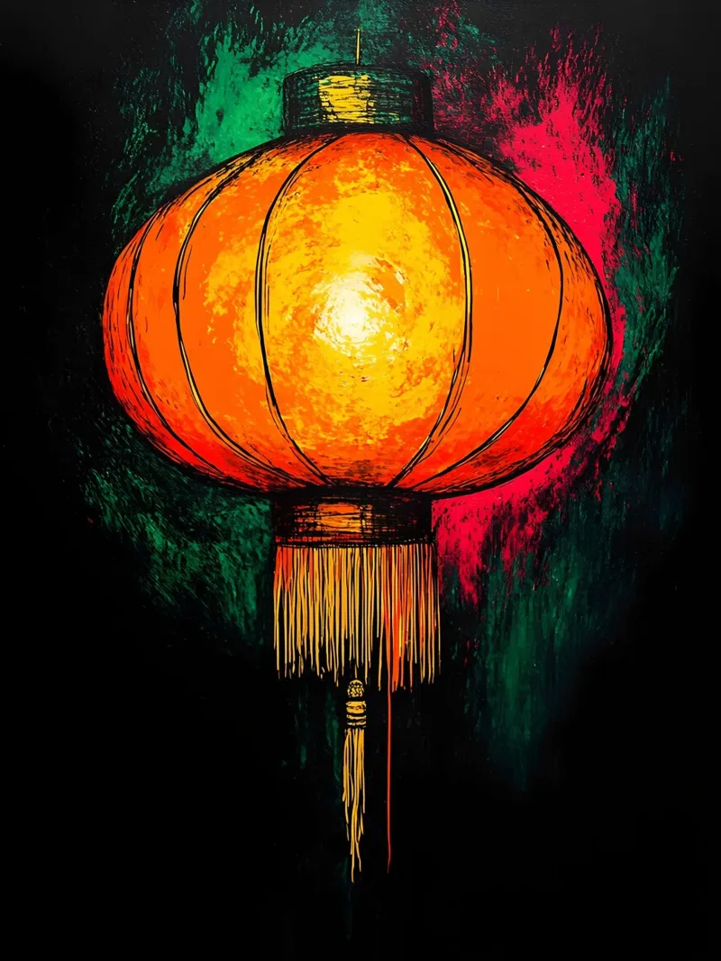 Lanterna - Pop Art pellicola backlit da ColorCrash Gallery