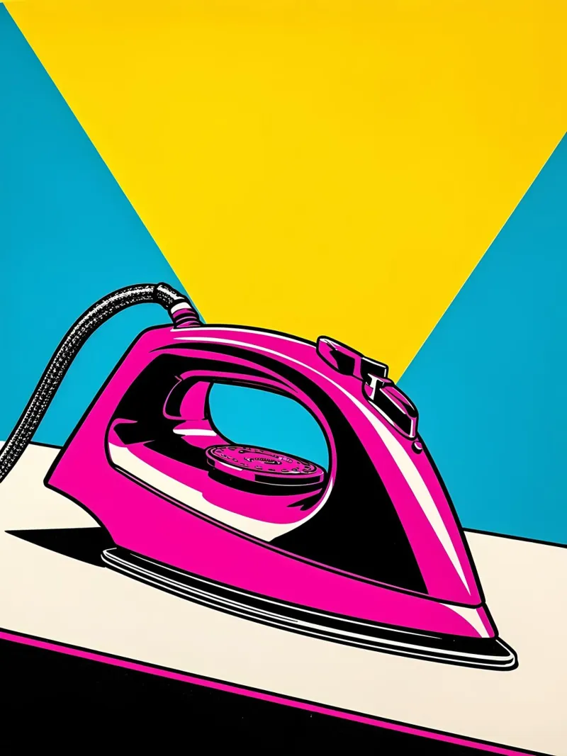 Electric Iron - Pop Art hahnemühle by ColorCrash Gallery