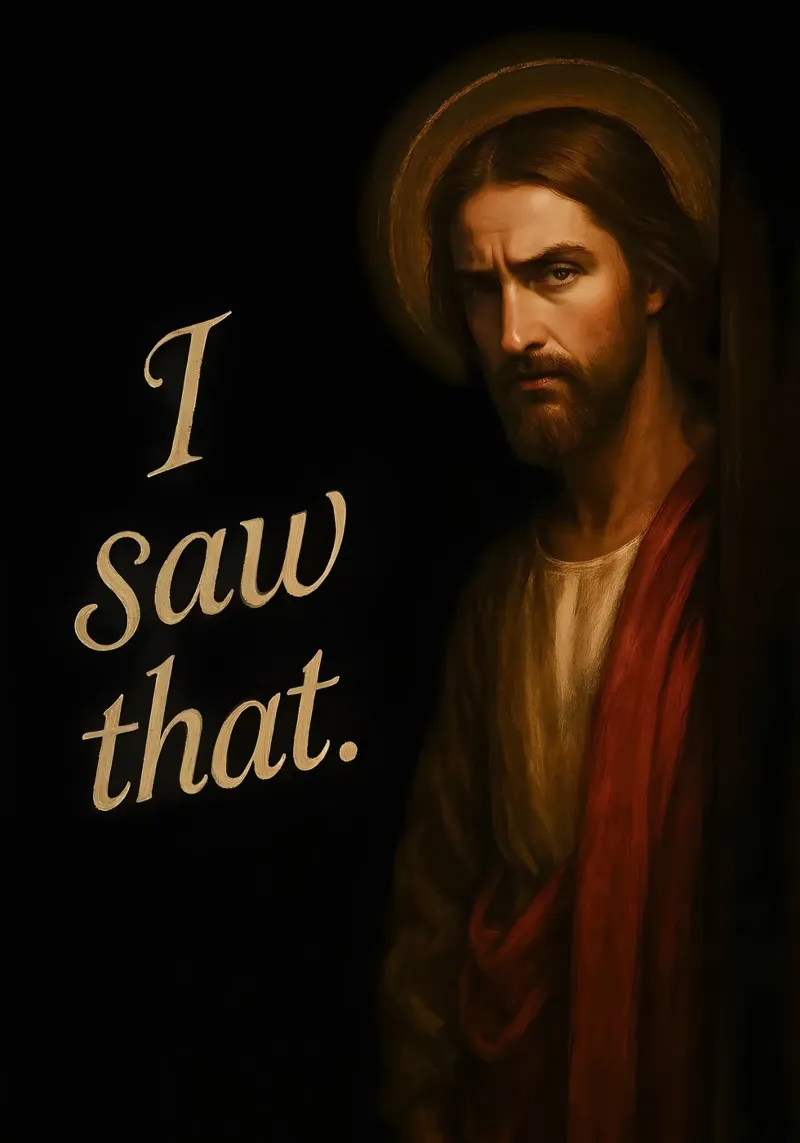 Jesus Saw That pellicola backlit da Lootprint