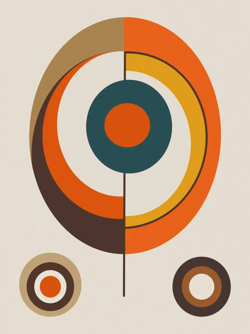 Simbolo geometrico boho carta hahnemühle da Little Dean