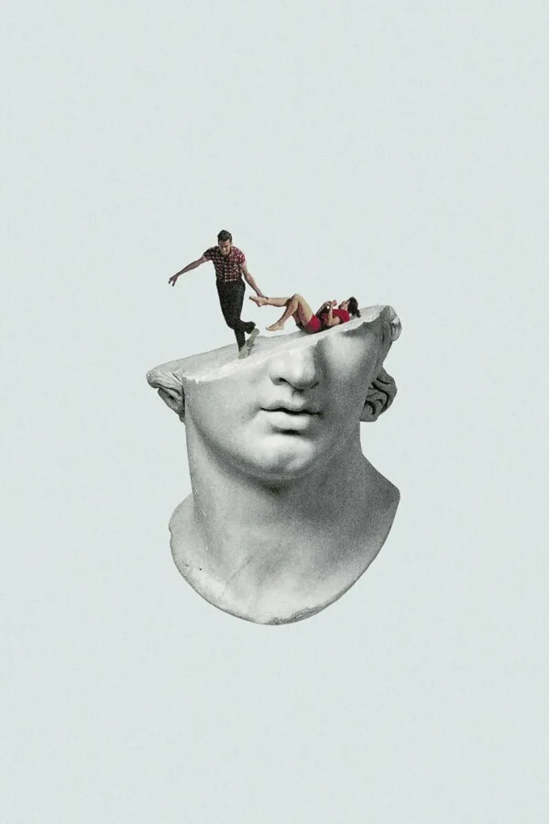 Get Out of My Head alluminio dibond da Maarten Léon