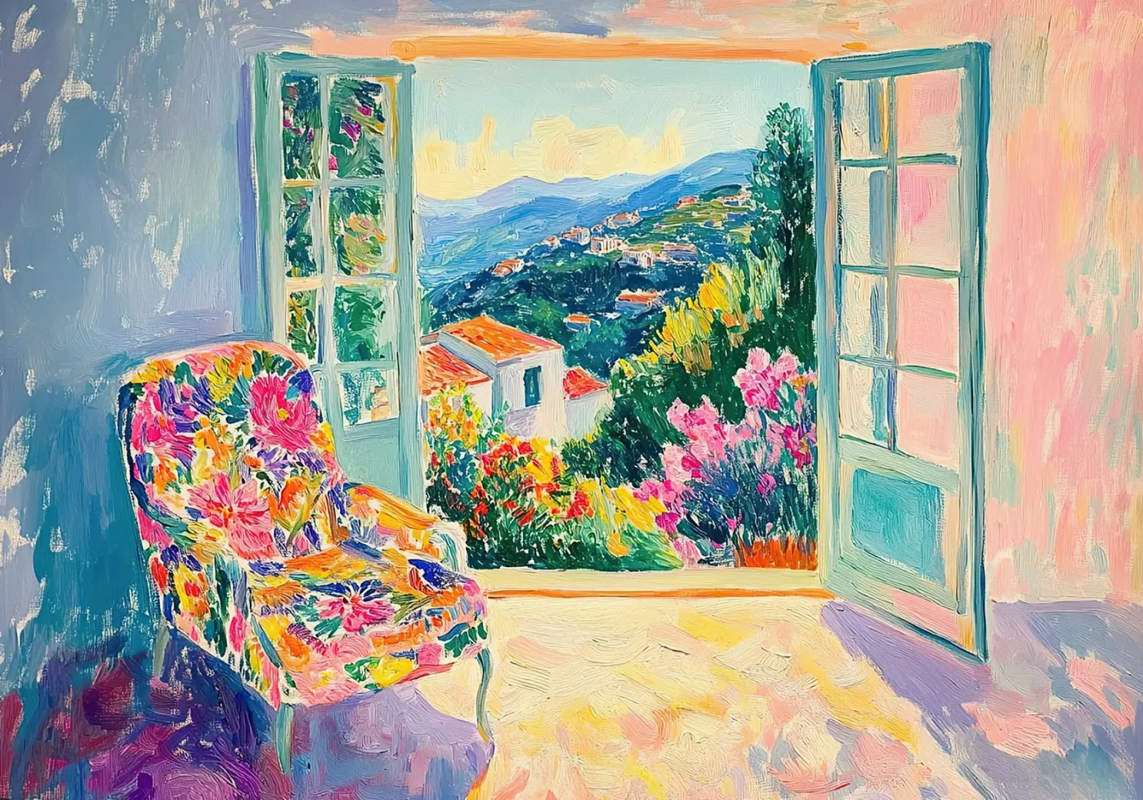 Henri Matisse ispira il "gioco dei colori" pellicola backlit da ArtByNiki