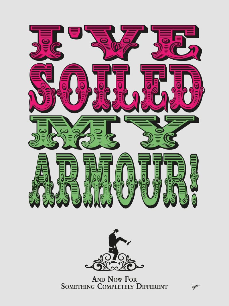 No03 My Silly Quote Poster poster de Silly Art