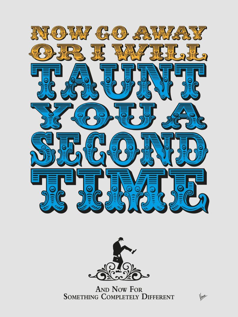 No05 My Silly Quote Poster Poster von Silly Art