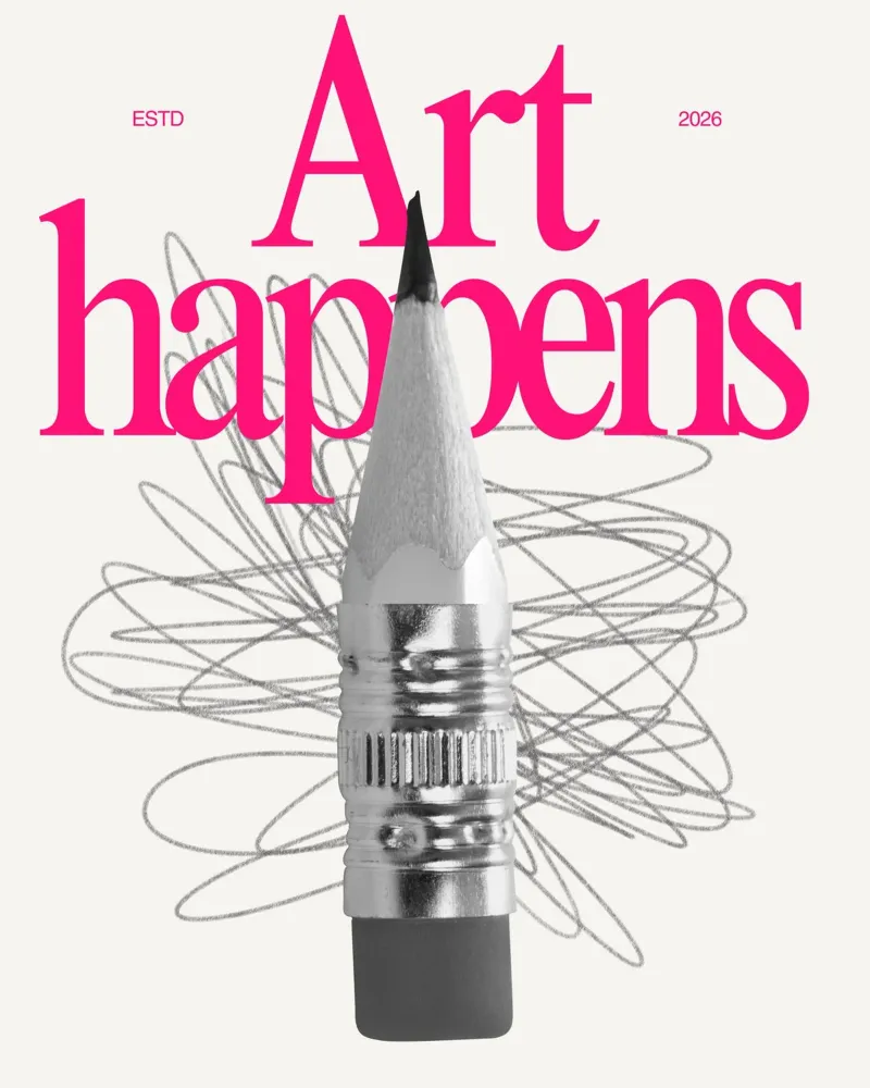 ART HAPPENS poster da Einfach Uebel