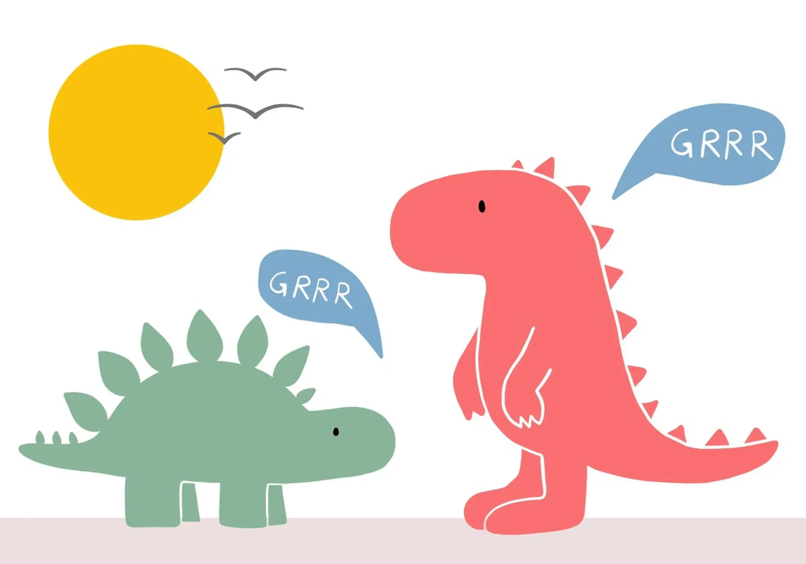 Dinos treffen sich pellicola backlit da BAINAI KIDS