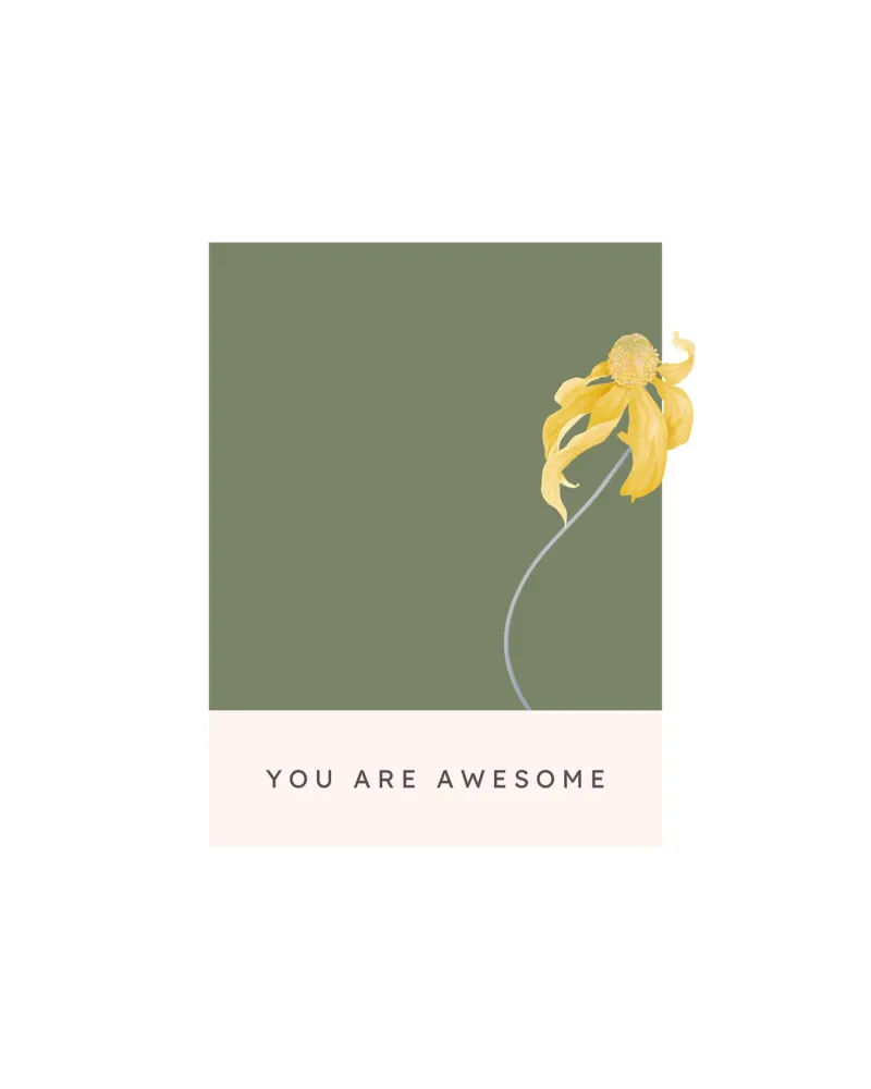YOU ARE AWESOME pellicola backlit da Einfach Uebel