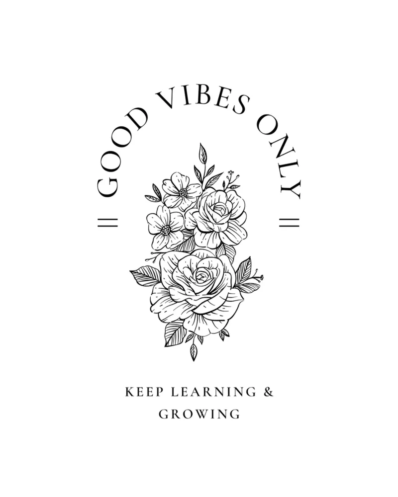 GOOD VIBES ONLY poster da Einfach Uebel