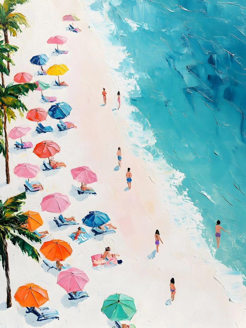 The Beach Leinwand von Gypsy Galleria