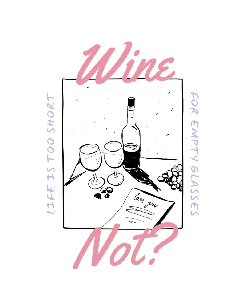 WINE NOT? poster da Einfach Uebel