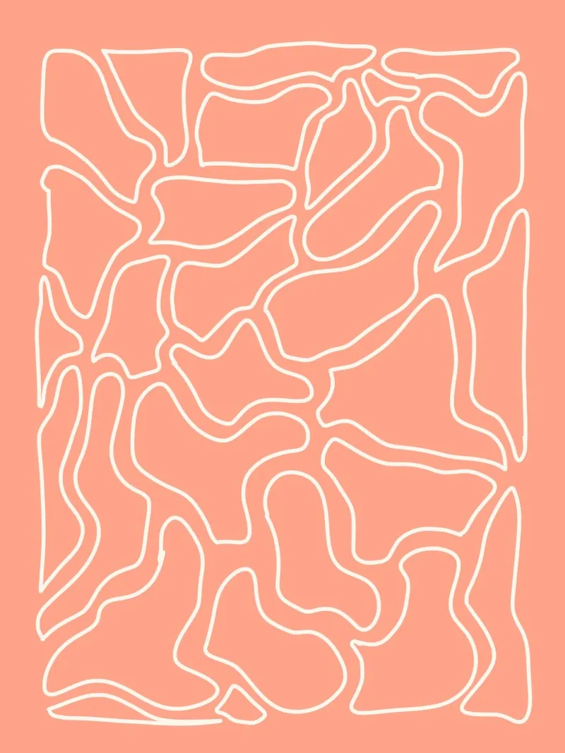 Minimalist Line Motif canvas by MODERN NUANCE