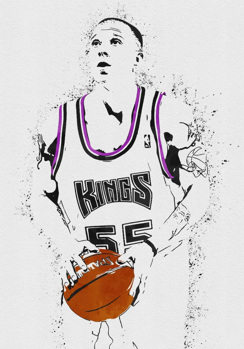 Jason Williams Sacramento Kings pellicola backlit da tenten