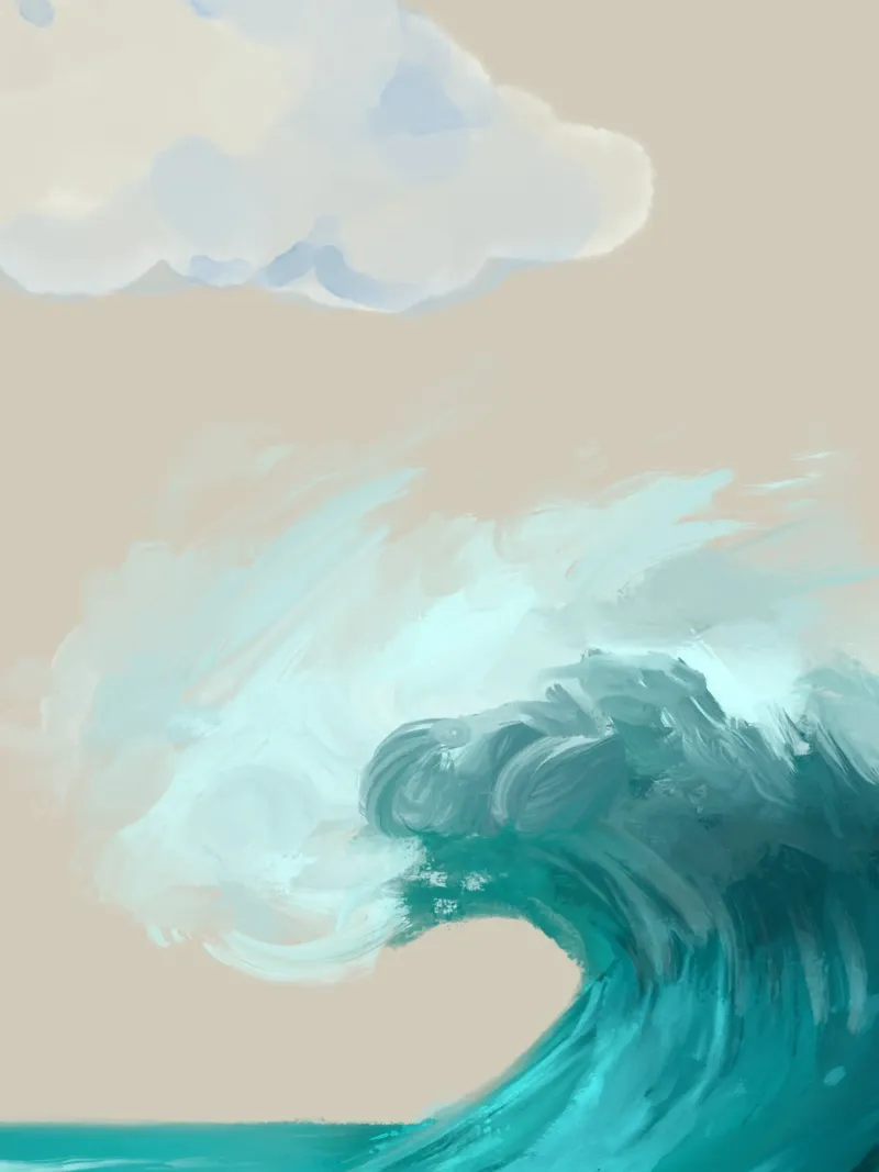 Ocean Waves pellicola backlit da Dreamer10