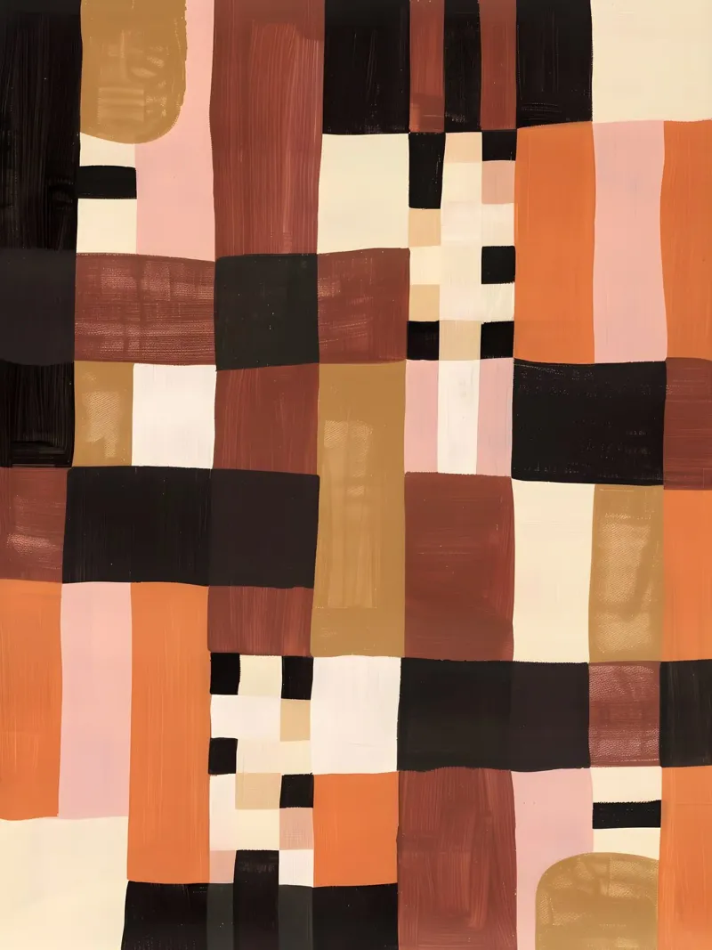 Abstract Checkers pellicola backlit da Gypsy Galleria