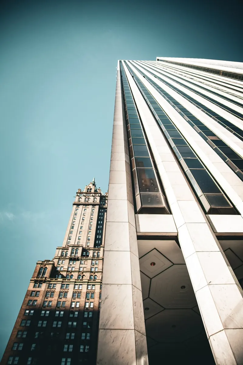 NEW YORK Skyscraper pellicola backlit da Flo Klein