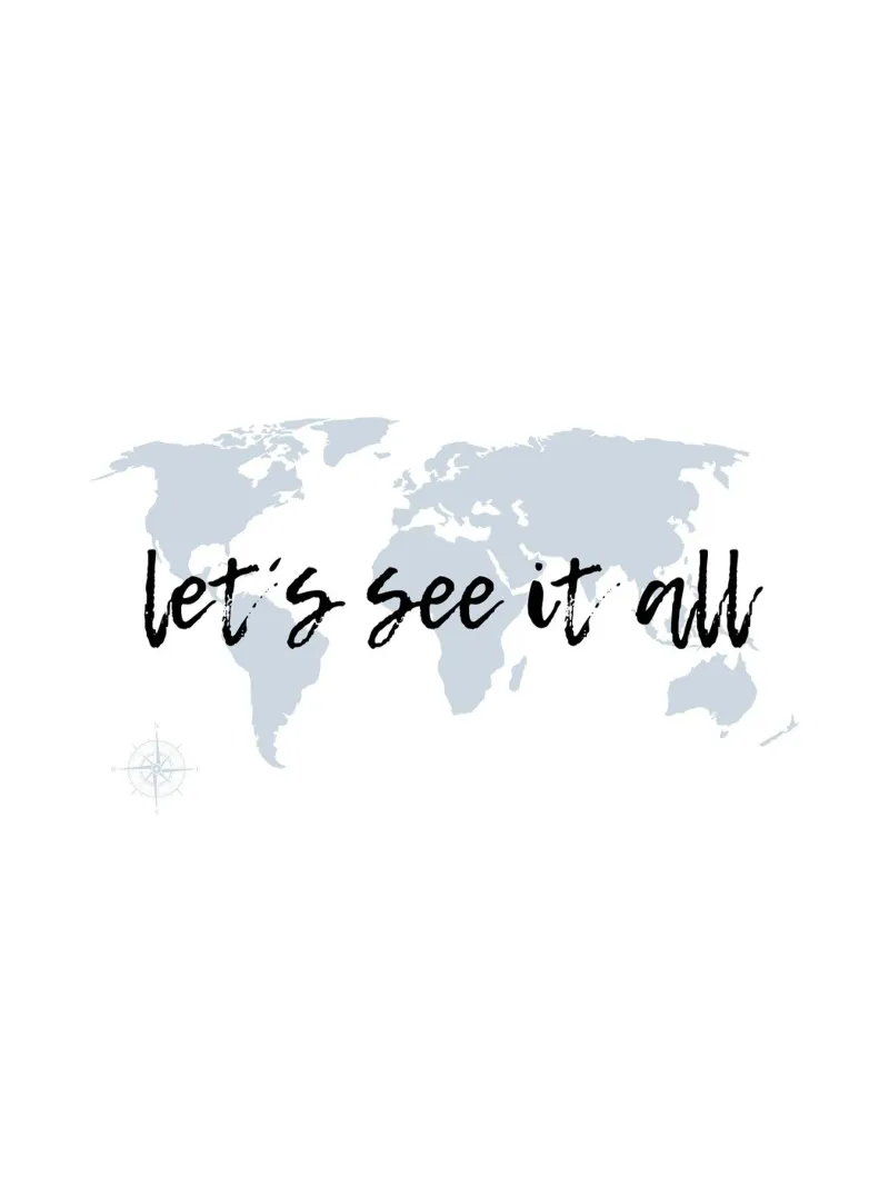 vediamo tutto poster con telaio in legno da ArtDesign by KBK