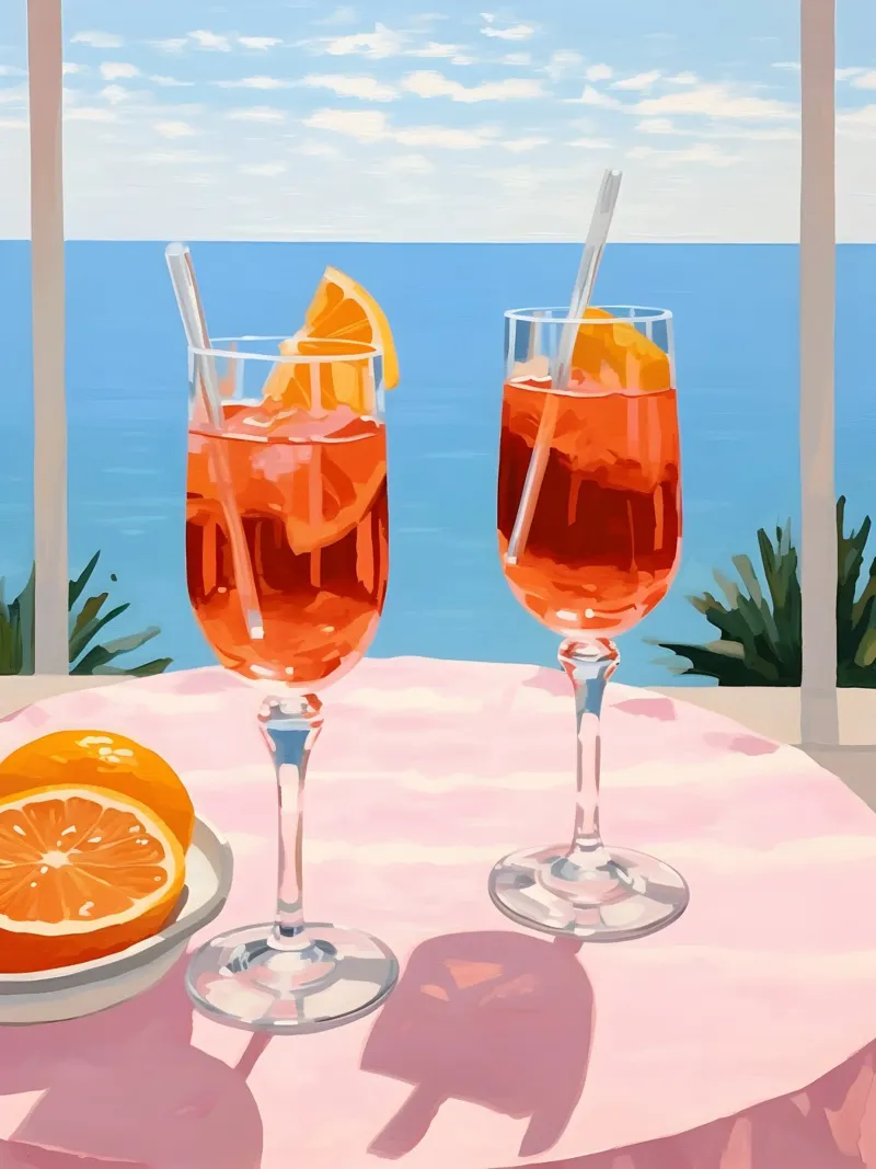 Aperol Spritz carta hahnemühle da Gypsy Galleria