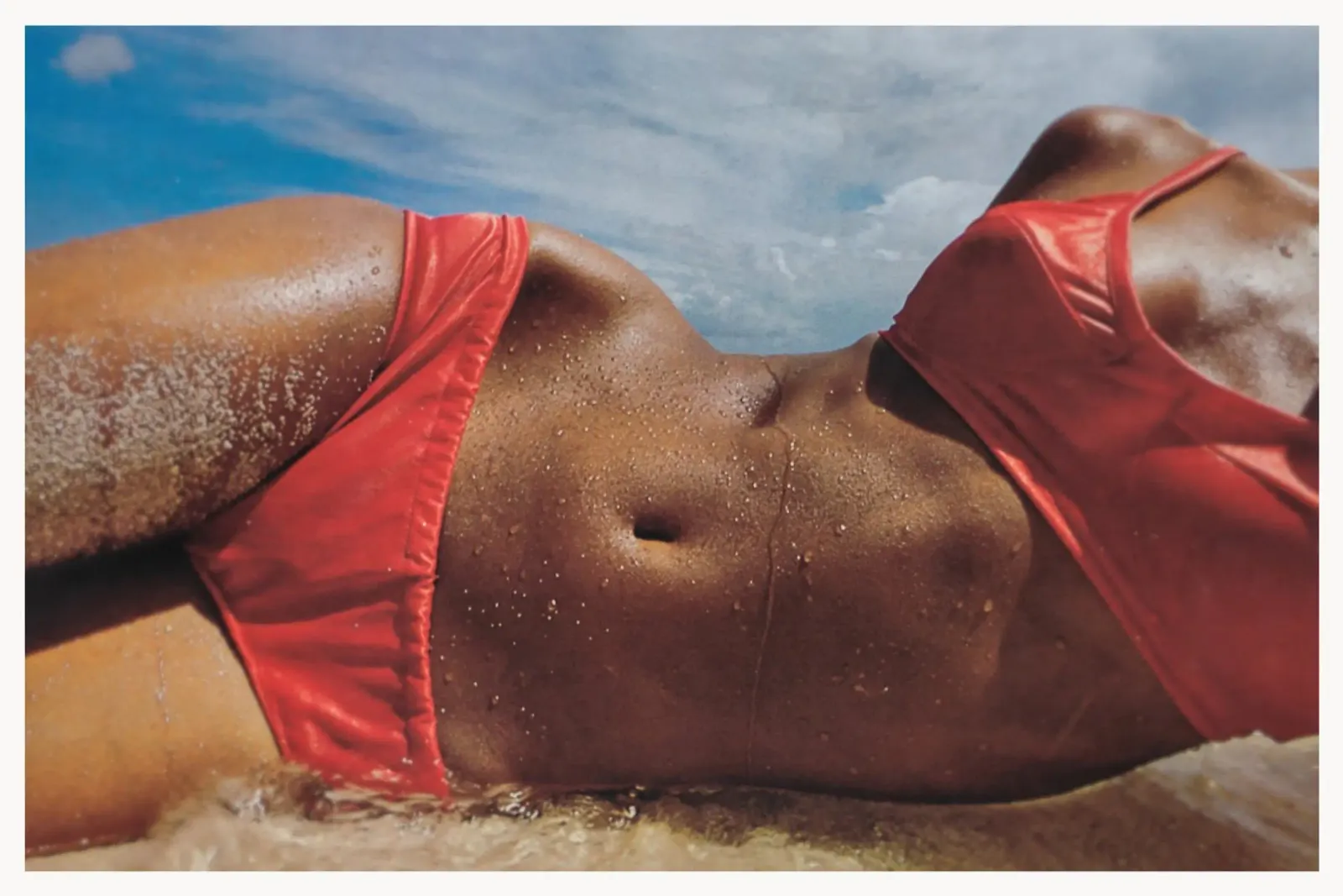 Retro-Bikini-Vibes Hahnemühle von Carinaprint