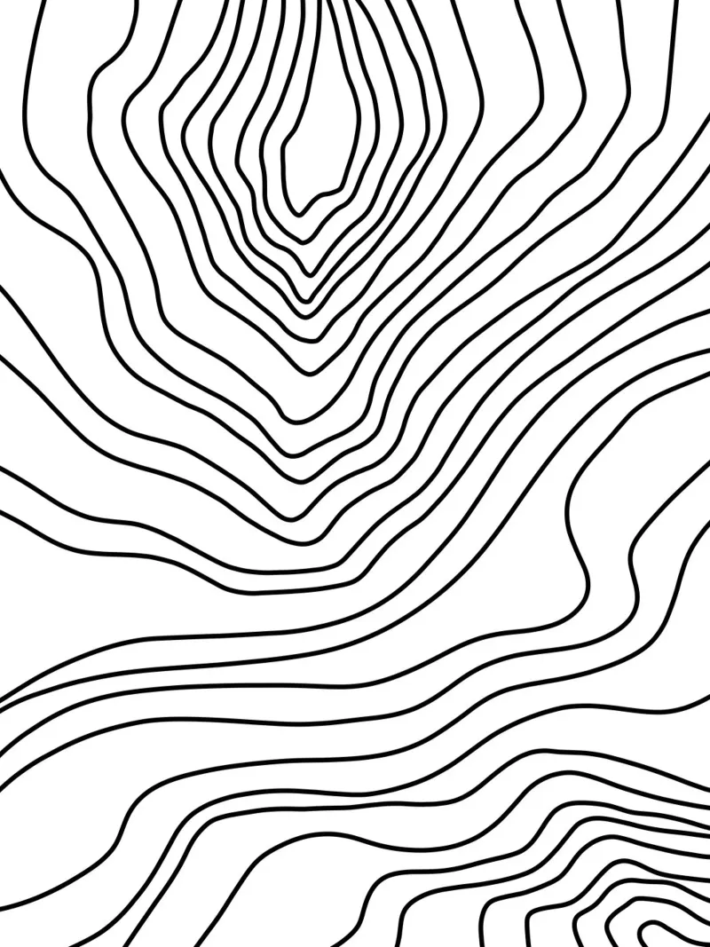 Linee nere minimaliste pellicola backlit da MODERN NUANCE