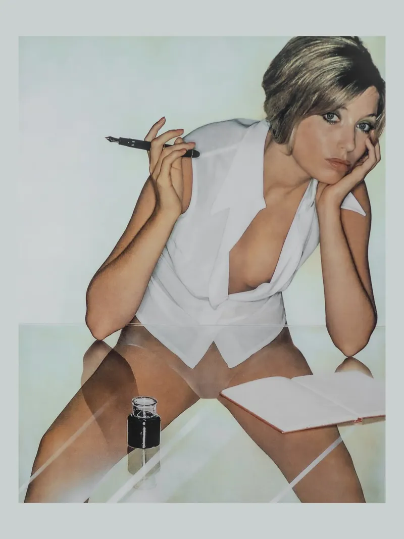 Modello Jane Lumb poster con telaio in alluminio da Carinaprint