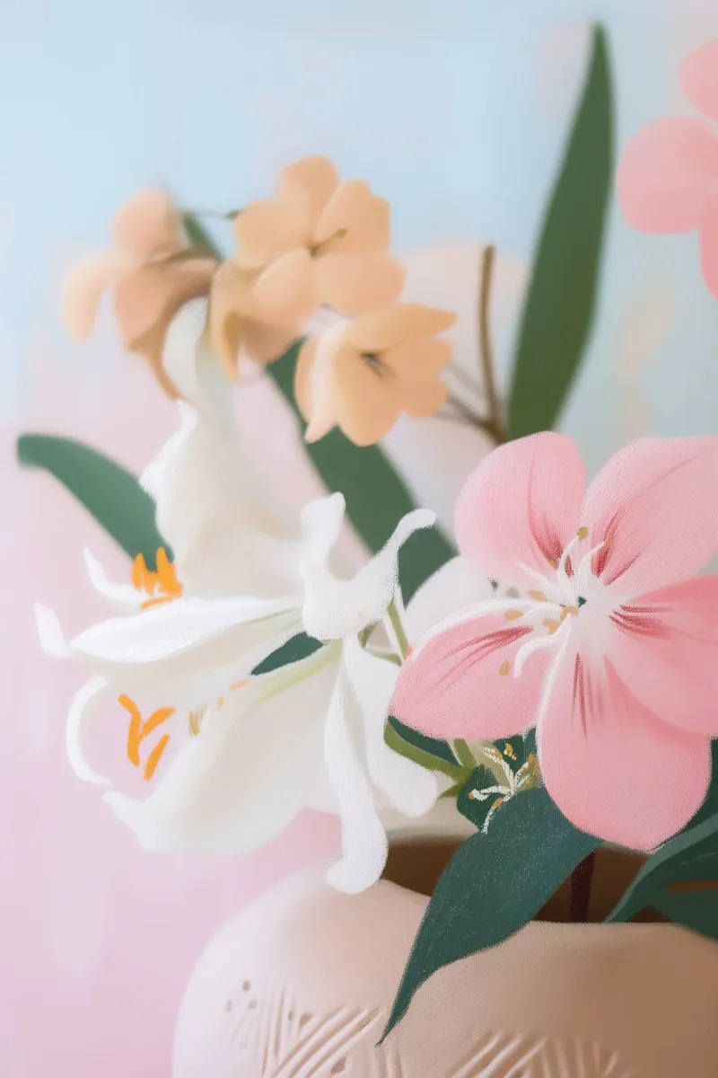 Fiori romantici amore tela con Cornice a cassetta da Carinaprint