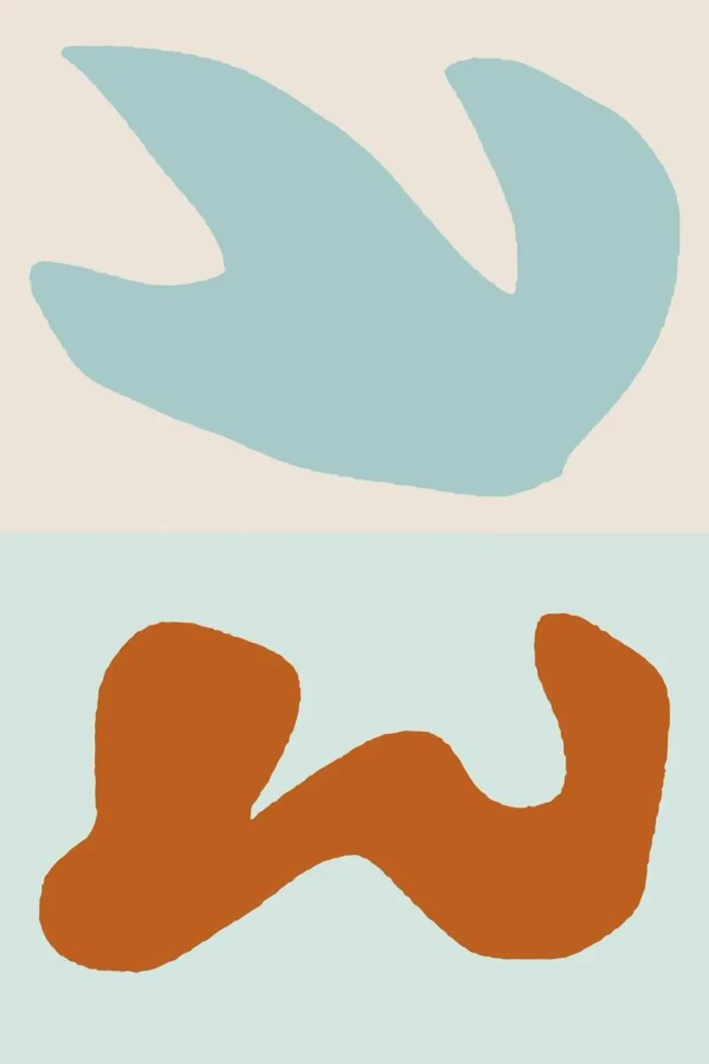 Solid Air poster con telaio in plastica da Tanja Schaub