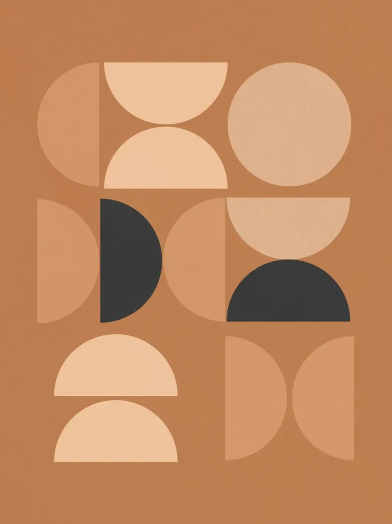 Forme astratte minimali 18 poster da Gaite