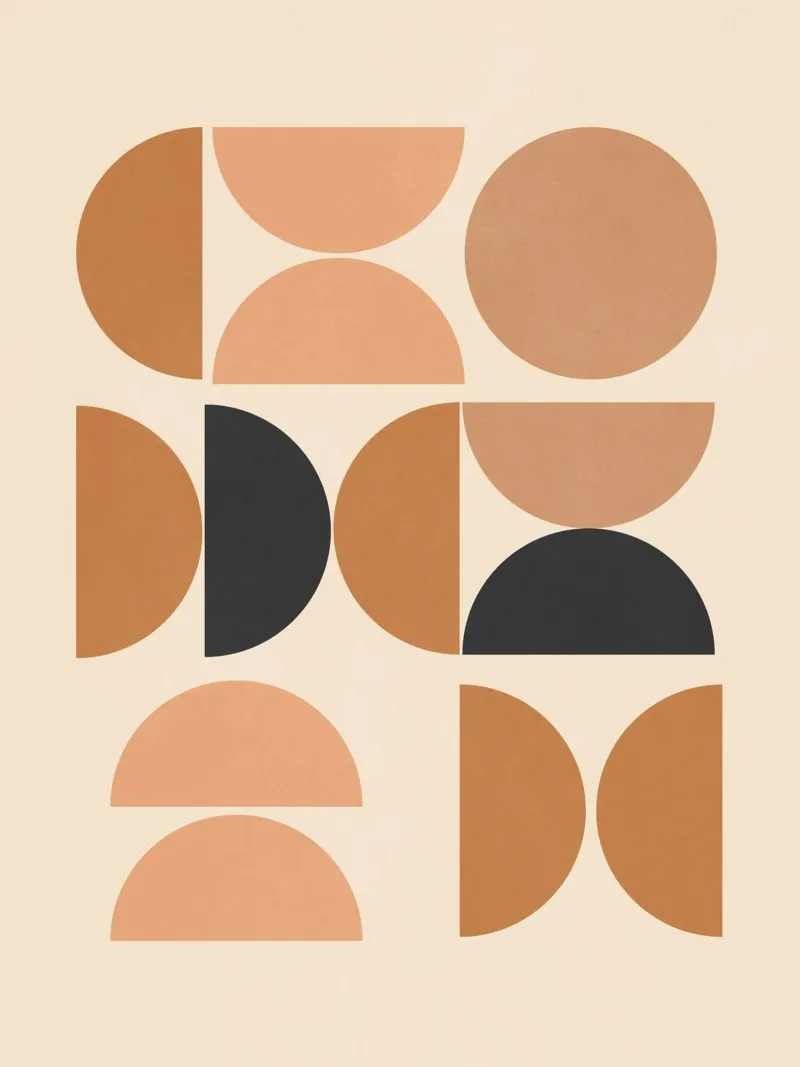 Minimal Abstract Shapes 21 canvas by Gaite