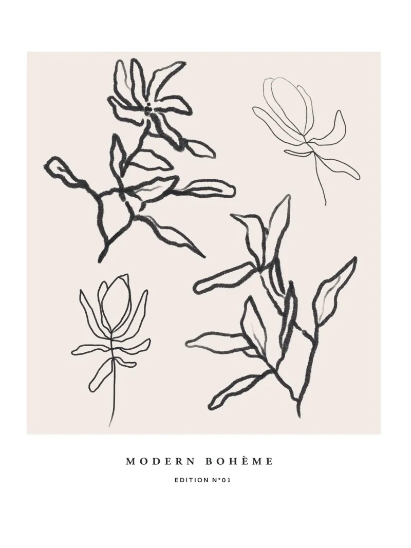 Art Bohemian No 19 alluminio dibond da treechild