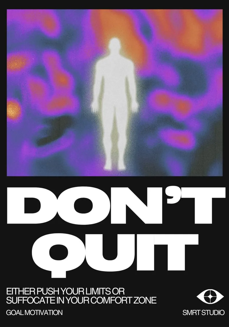 DON‘T QUIT pellicola backlit da Einfach Uebel