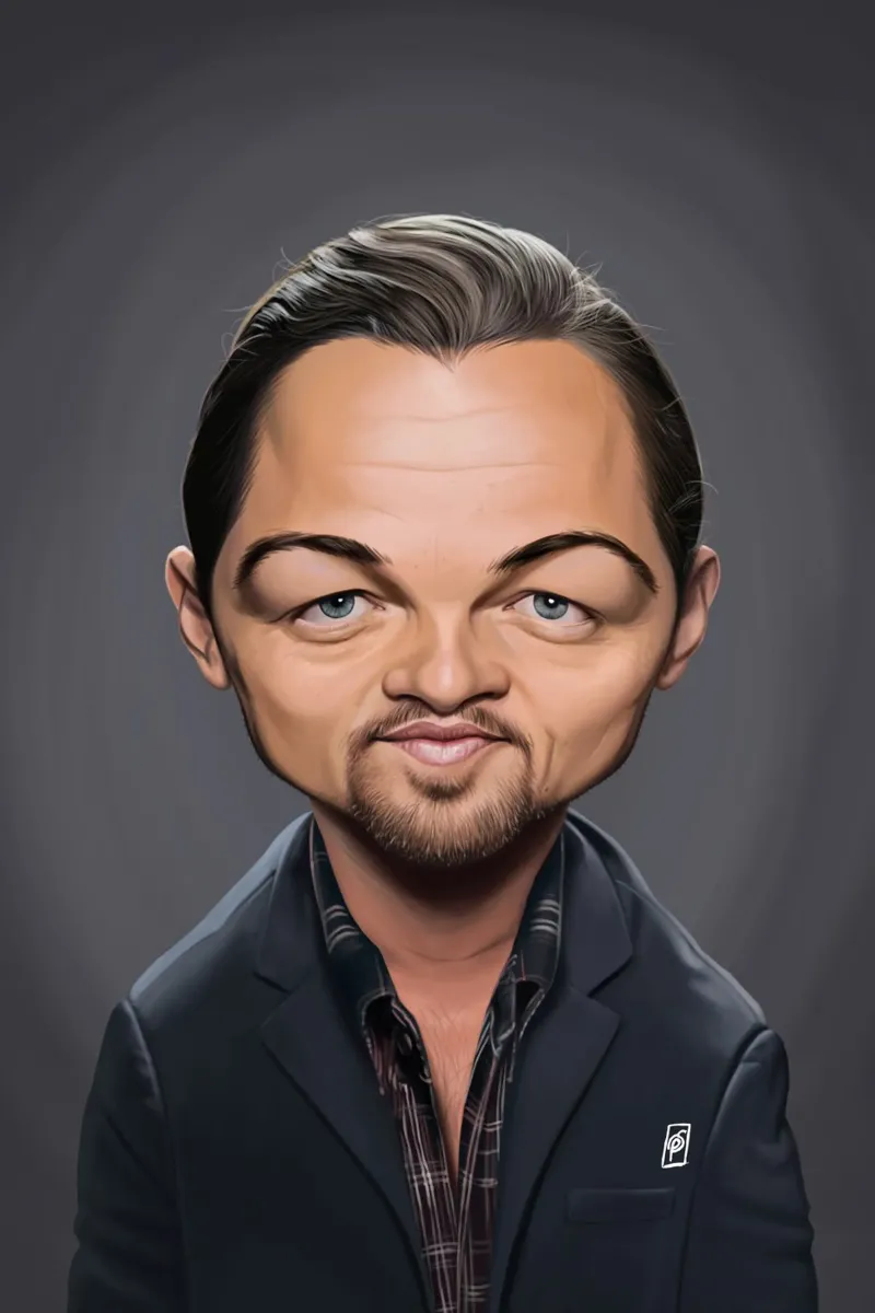 Leonardo Di Caprio pellicola backlit da Rob Art | Illustration