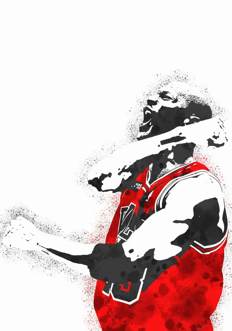Michael Jordan Chicago Bulls pellicola backlit da tenten
