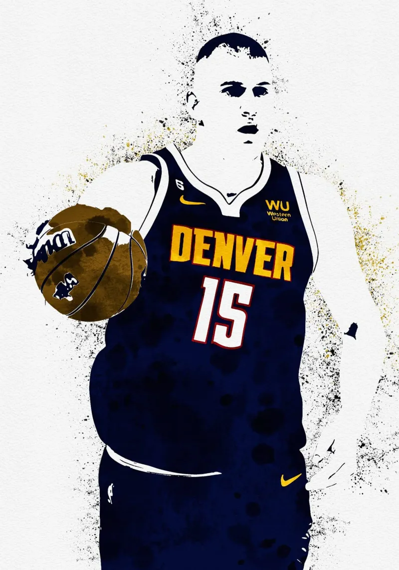 Nikola Jokic pellicola backlit da tenten